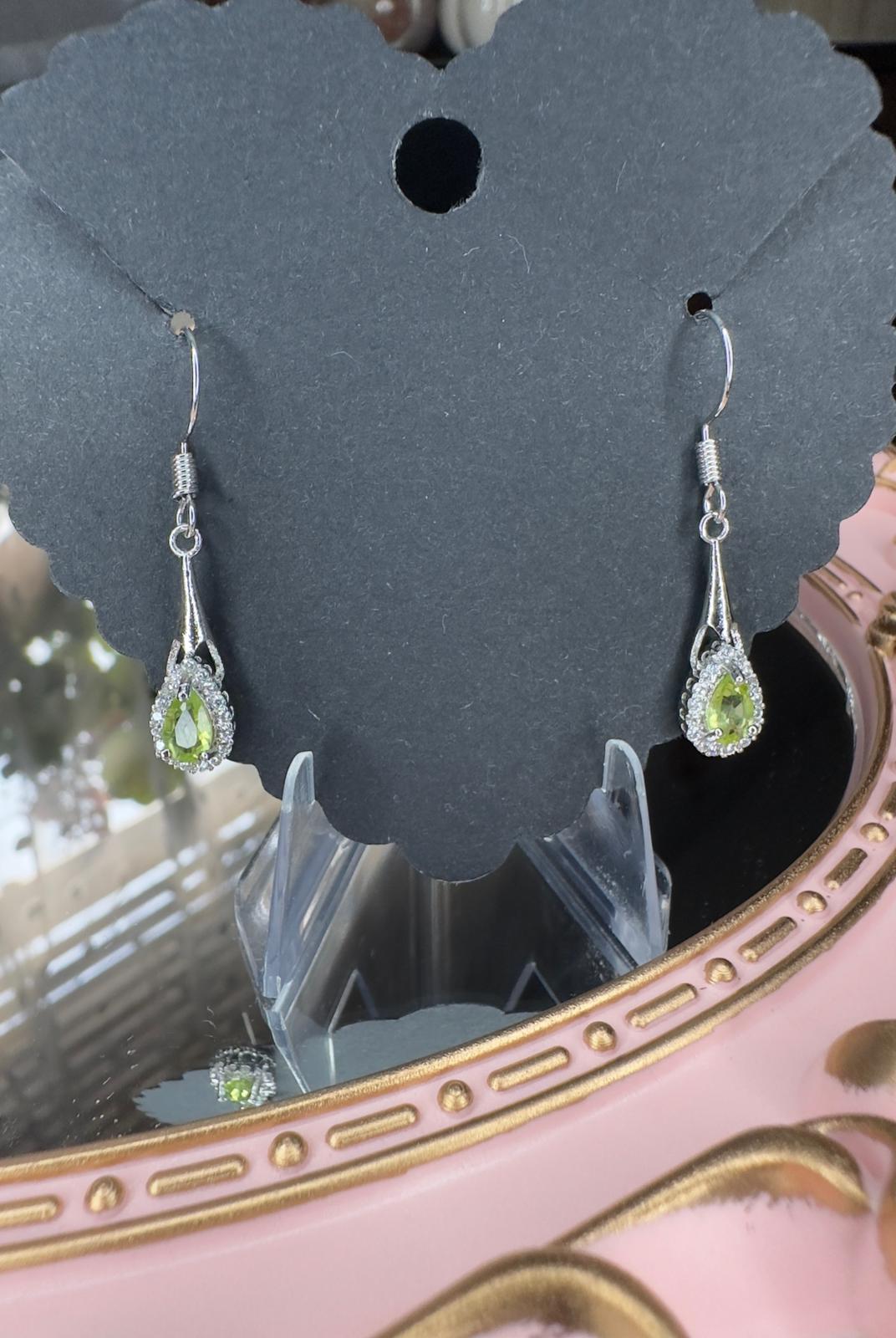 Peridot Drop Earrings – abundance, renewal & radiant light