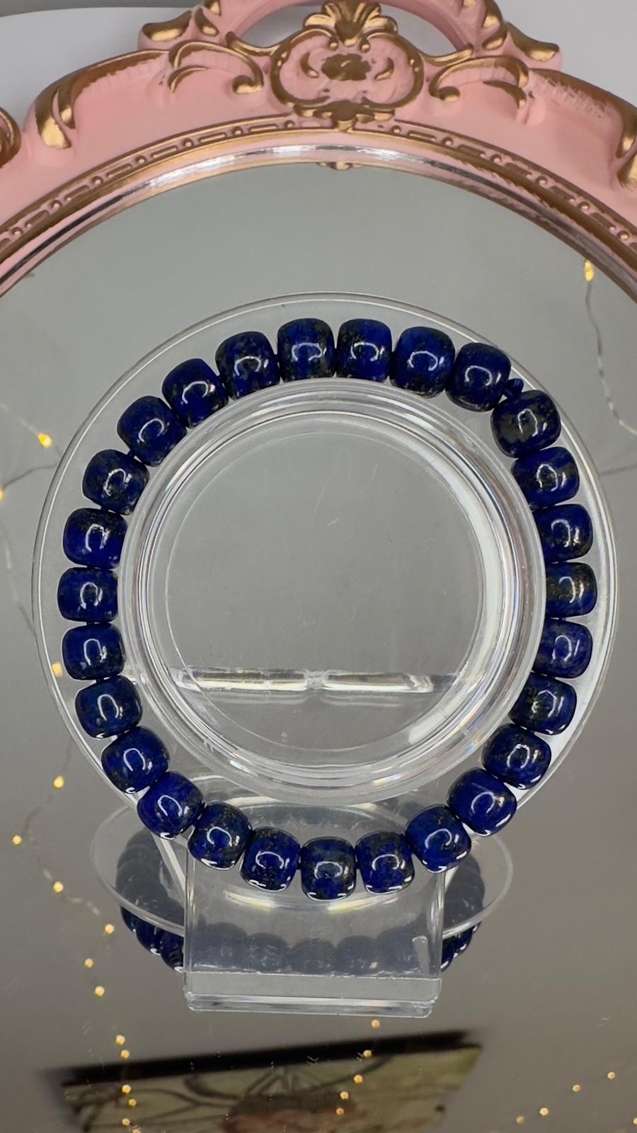 Lapis Lazuli Bracelet – 8 mm Stone of Wisdom & Truth