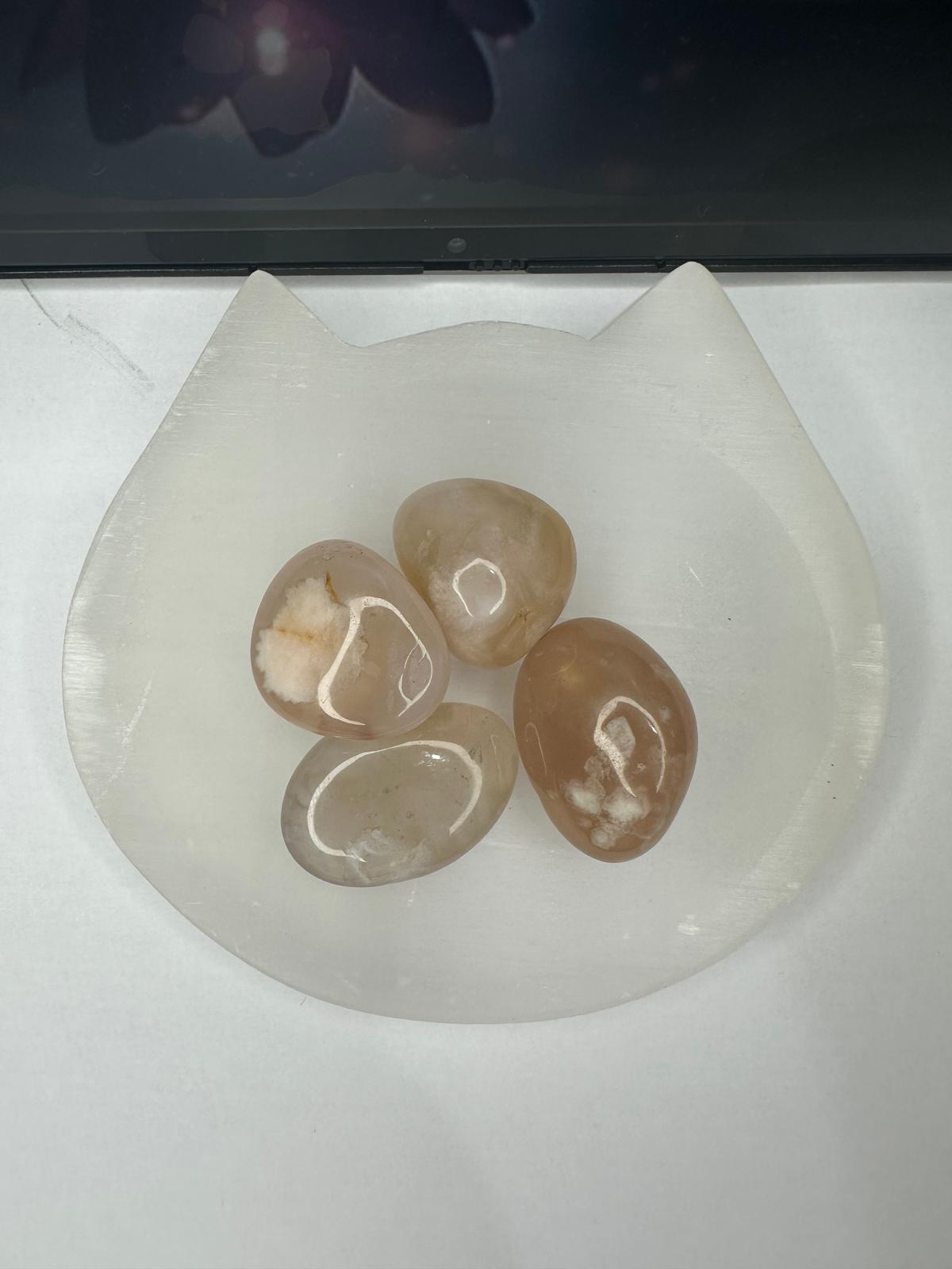 Flower Agate Tumble Stone