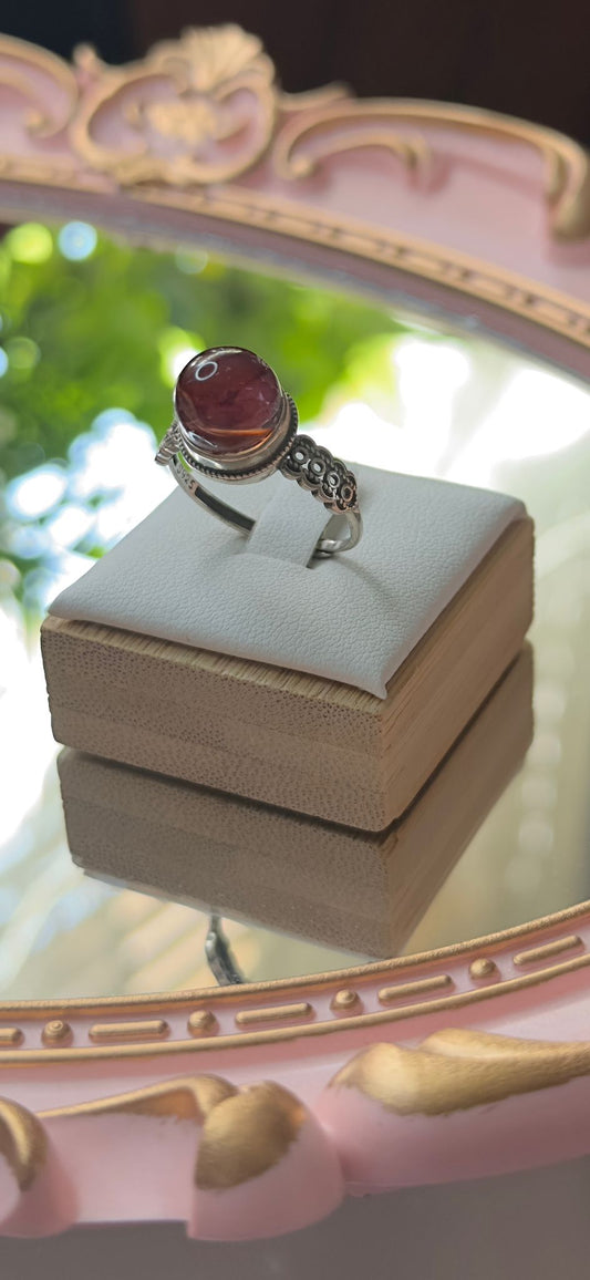 Sterling Silver Fire Quartz Ring