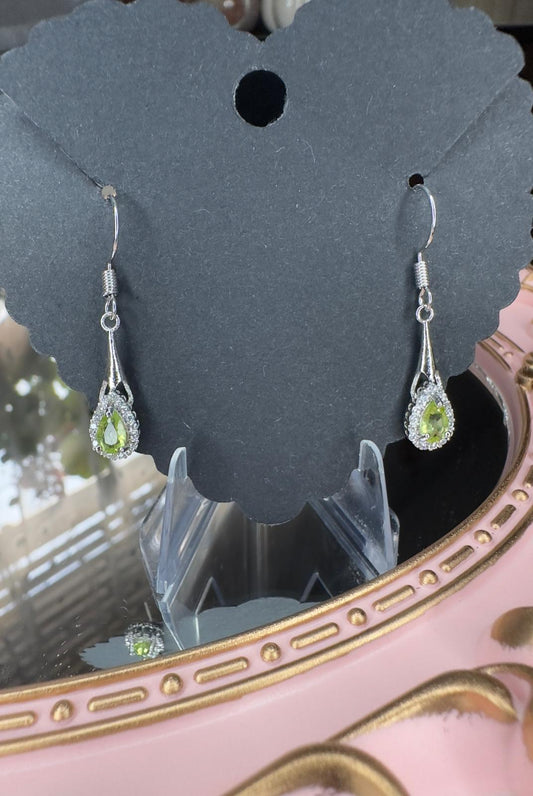 Peridot Drop Earrings – abundance, renewal & radiant light