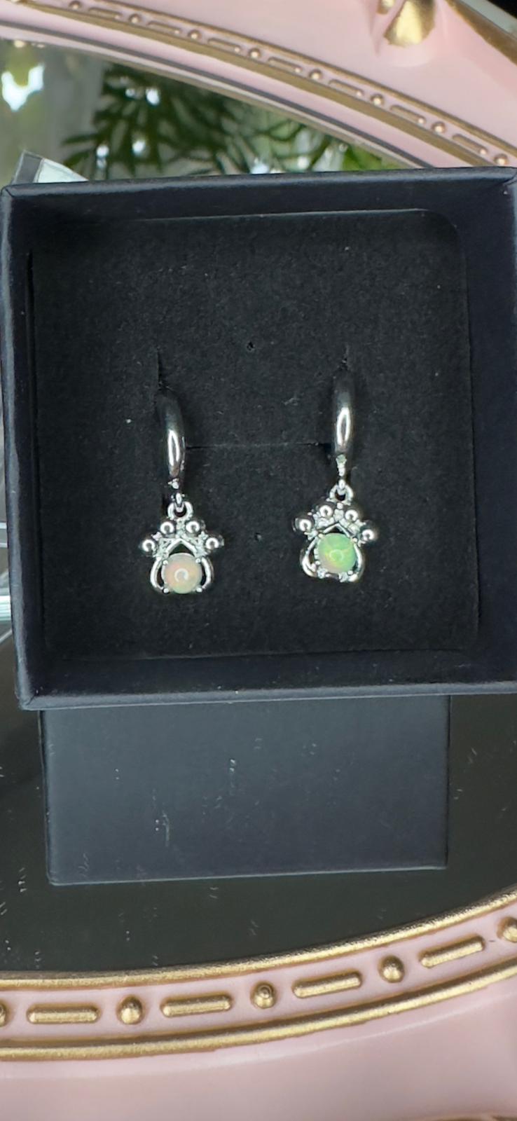 Opal Paw Earrings – love, loyalty & soulful light