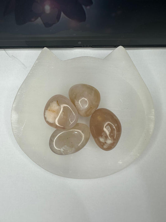 Flower Agate Tumble Stone