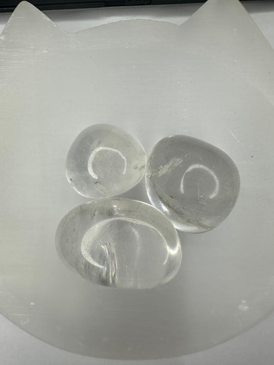 Clear Quartz Tumble Stone