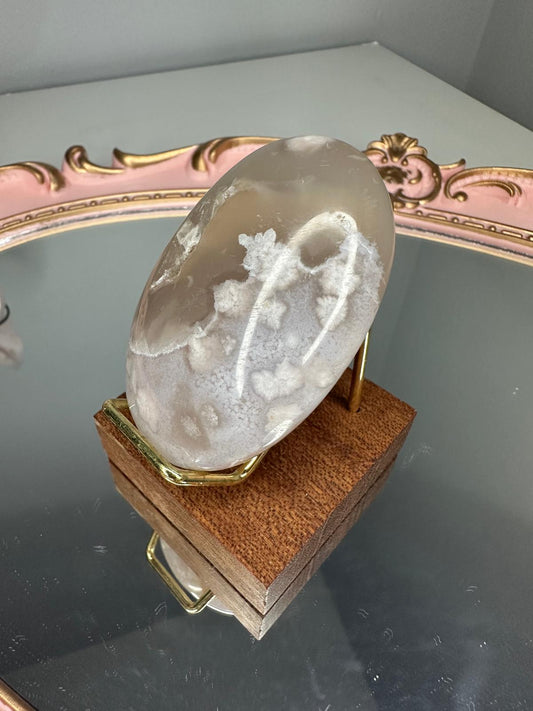 Flower Agate Freeform  (Height 6 cm Weight 88 g)