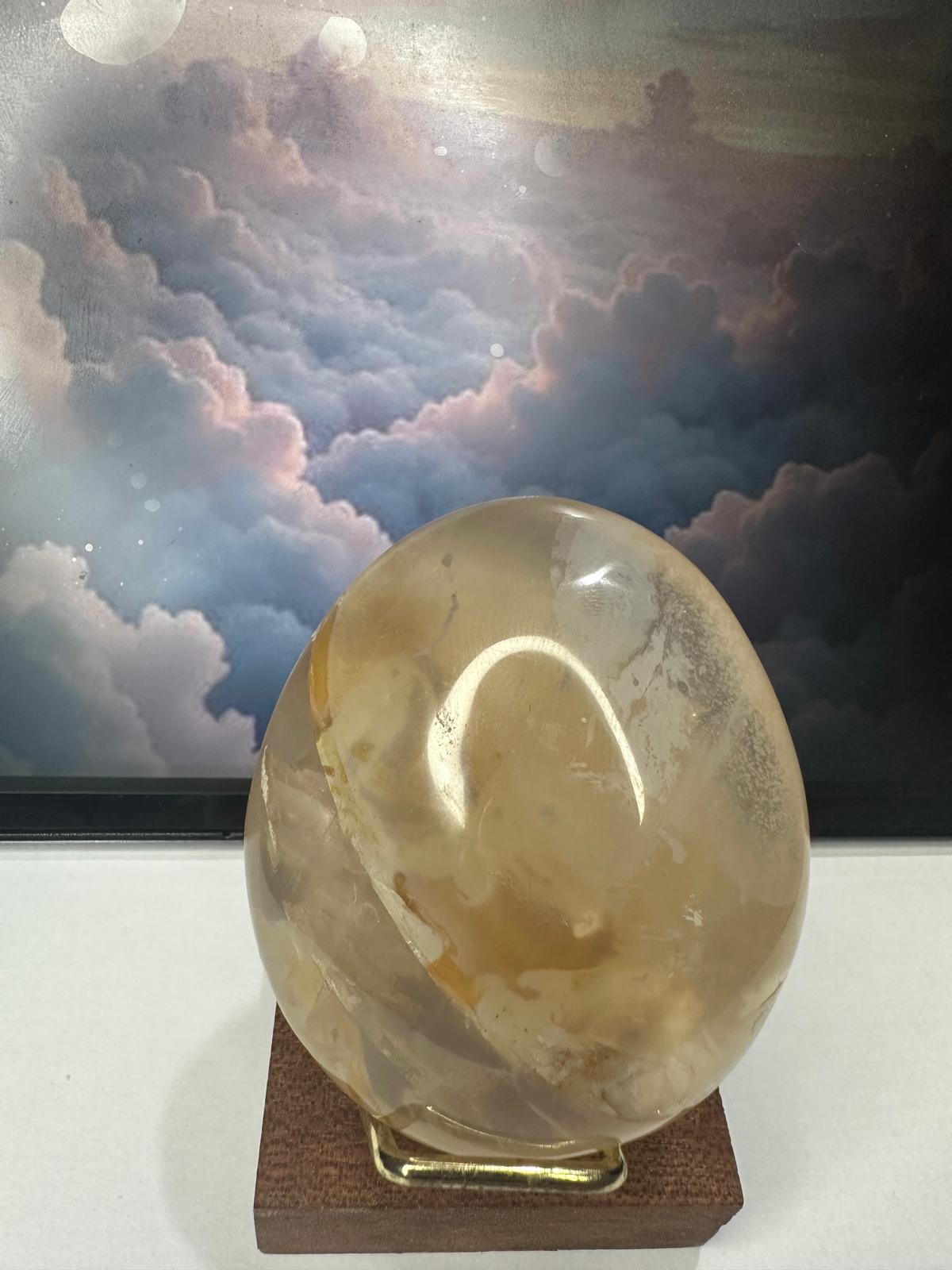 Golden Healer Palm Stone