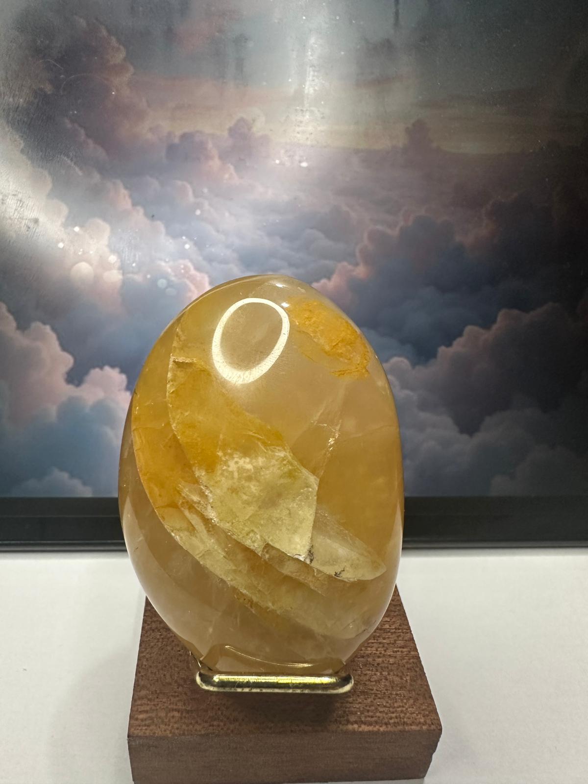 Golden Healer Palm Stone